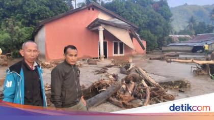 Banjir di Parigi Moutong: 55 Bangunan Terendam, Jalan Tertimbun Kayu-Lumpur