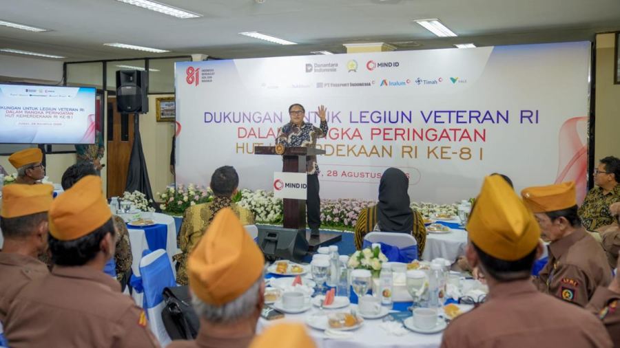 Dari Sumatra hingga Sulawesi, MIND ID Pasok Bantuan untuk Veteran LVRI