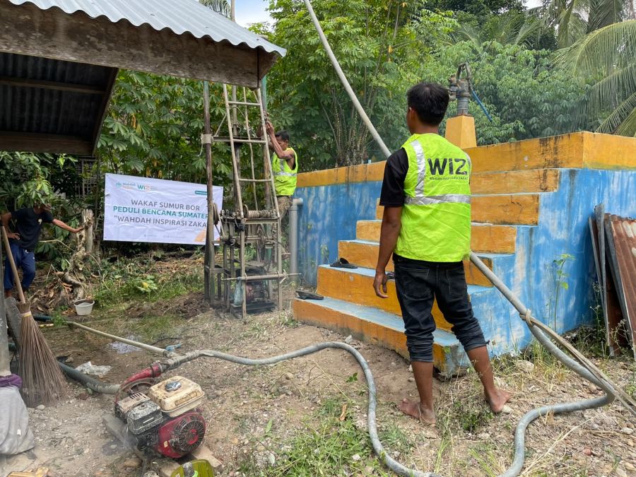 Hadirkan Solusi Air Bersih di Bireuen, WIZ Serahkan Sumur Bor ke-25 untuk Jamaah Mushalla Dayah Baroe