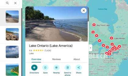 Ikuti Kebijakan Trump, Google Mengubah Nama Danau Ontario Menjadi Danau Amerika