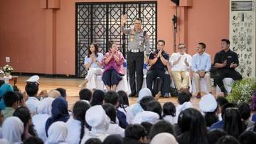 Polantas Karib Goes To School, Korlantas Polri Tanamkan Budaya Tertib Sejak Dini