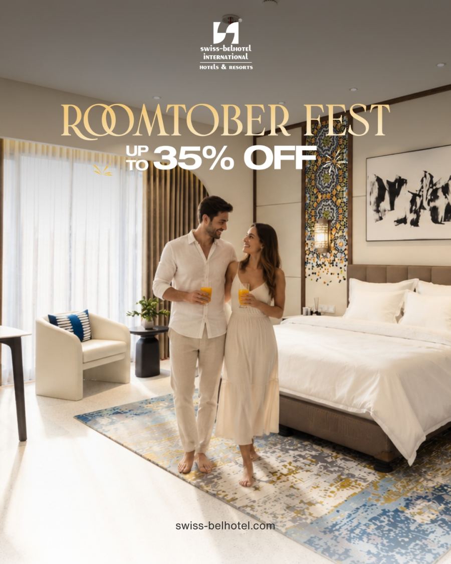 Buruan, Roomtober Fest Swiss-Belhotel Diskon hingga 35 Persen, Booking Berakhir 31 Oktober