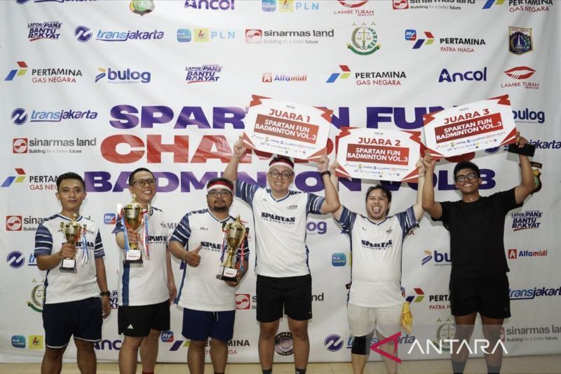 Pokja Jaksel gelar Spartan Fun Badminton 2026 pererat silaturahmi