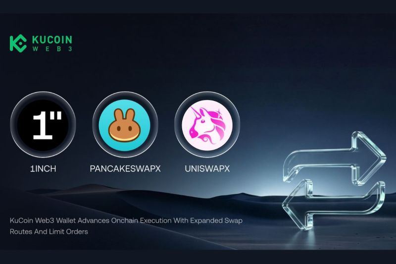 KuCoin Web3 Wallet Perluas Fitur Swap dan Limit Order, Optimalkan Eksekusi Order Onchain