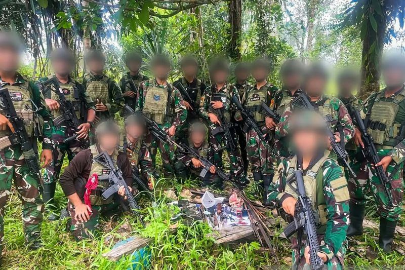 Korps Marinir rebut senjata diduga milik KKB di Yahukimo