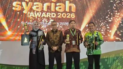 BPRS Dana Moneter Borong 2 Penghargaan Nasional di BPR Syariah Awards 2026