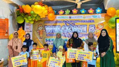 Meriahnya Welcome 5 Sekolah Inovatif Jagir, Diikuti 160 Siswa TK