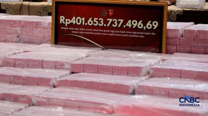 Penampakan 'Gunung' Uang Rp401 M Hasil Sitaan Korupsi Nikel PT CNI