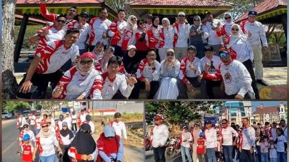 Kemeriahan Reuni Perak IKA Smansa Kendari 2001: Jalan Santai HUT SMAN 1, Games Seru di Pantai Nambo