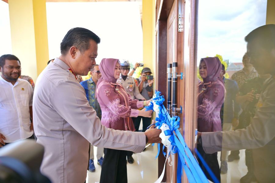 Wali Kota Siska Resmikan Barak Dalmas Sanika Satyawada Polresta Kendari