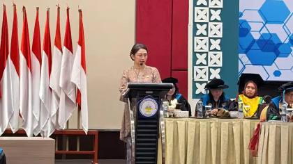 Wisuda UKI Paulus Makassar, Eva Stevany Rataba Tekankan Peran Kampus Menuju Indonesia Emas