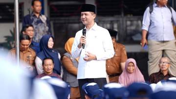 Kunjungi SMPN 1 Pandeglang, Mentrans Dorong Siswa Aktif Ikut Organisasi