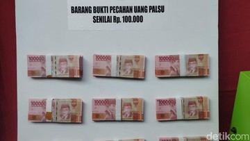 Sindikat Upal Sudah 2 Kali Cetak Uang Palsu, 4 Ribu Lembar 'Cacat Produksi'