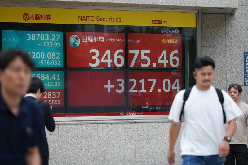 Saham Tokyo anjlok imbas Timur Tengah dan imbal hasil obligasi