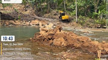 Pemkab Serang Sebut Proyek Swasta Ganggu Sungai Cikalumpang Belum Berizin