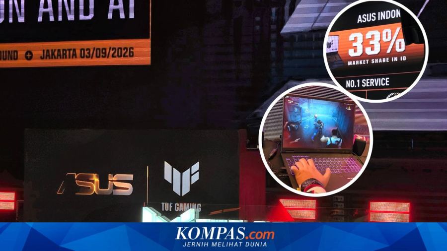 Asus Ungkap Pangsa Pasar Laptop di Indonesia, Segmen Gaming Lebih Besar