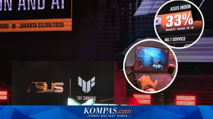 Asus Ungkap Pangsa Pasar Laptop di Indonesia, Segmen Gaming Lebih Besar