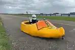 Klaas van Kruistum Bawa Bakiak Bermotor Melaju 112,74 Km/Jam, Cetak Rekor Dunia