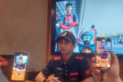 Kiandra Ramadhipa tempati posisi 10 pada balapan pertama