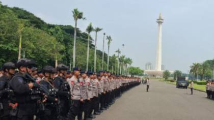 Demo Hari Ini: Sebanyak 1.358 Personel Gabungan Disiagakan di Tiga Titik Unjuk Rasa
