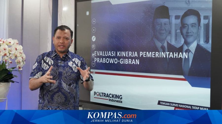 Survei Poltracking Indonesia: 47 Persen Publik Puas dengan Kinerja Menteri Prabowo-Gibran