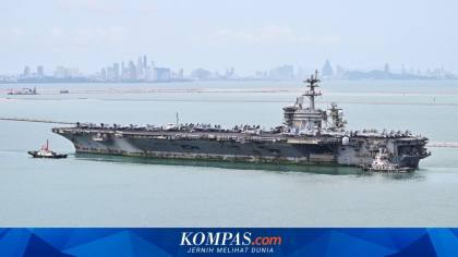 Sepulang dari Iran, Kapal Induk AS dalam Kondisi "Memprihatinkan"