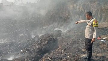 Pembuang Sampah di TPA Liar Waringinkurung yang Terbakar Diusut Polisi