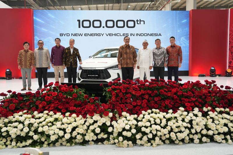 BYD resmikan pabrik di Subang