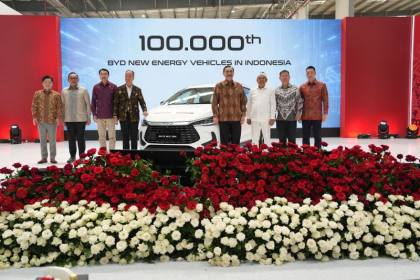BYD resmikan pabrik di Subang