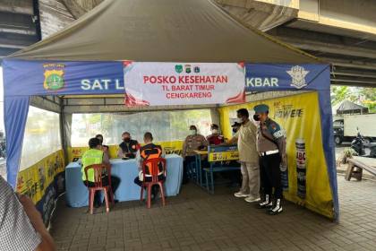 Dampak paparan abu, Polres Jakbar siagakan sembilan posko kesehatan