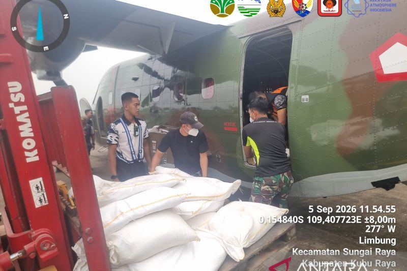 Kemenhut mulai lakukan OMC kendalikan Karhutla di Kalimantan