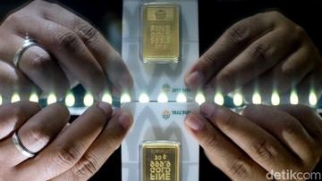Harga Emas Antam Turun Lagi, Segini Harganya Sekarang