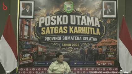 Kapolda Sumsel Lapor ke Prabowo, Sudah Tahan 17 Tersangka Karhutla