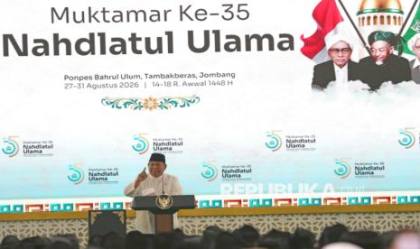 Di Muktamar NU, Presiden Ungkap Cita-cita Pendiri NU Untuk Indonesia  