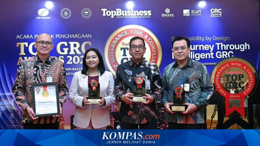 Konsisten Terapkan GRC, Jasa Raharja Raih Empat Penghargaan di TOP GRC Awards 2026