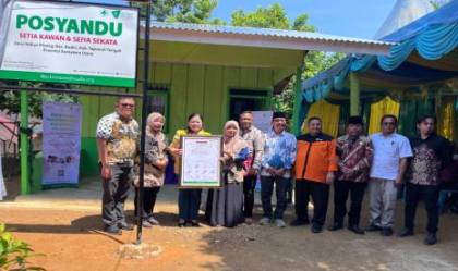 Dompet Dhuafa Resmikan Posyandu, Dorong Pemulihan Kesehatan Pasca Bencana