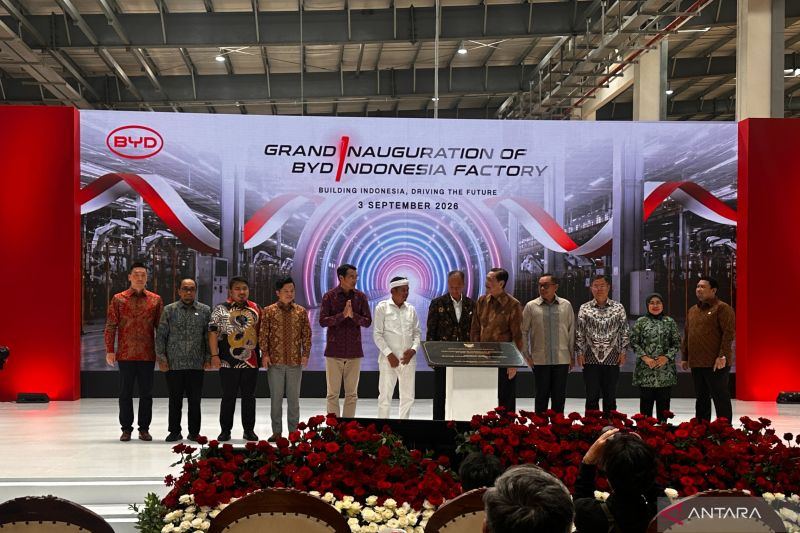 Pabrik BYD di Subang resmi beroperasi dan serap 5.000 pekerja lokal