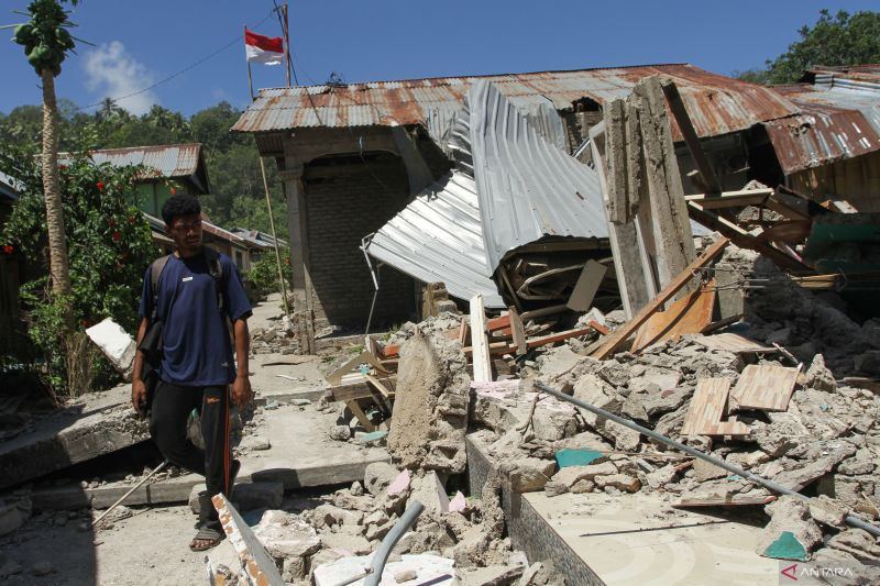 Pemerintah siapkan biaya perbaikan rumah untuk korban gempa NTT