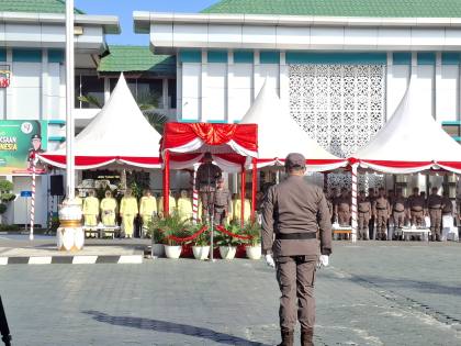 Peringati Hari Lahir Kejaksaan Ke-81, Kajati Sultra Tekankan Pemulihan Kepercayaan Publik Dan Penegakan Hukum Humanis