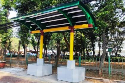 LH Jaksel perbaiki Halte Taman Melawai untuk tingkatkan kenyamanan