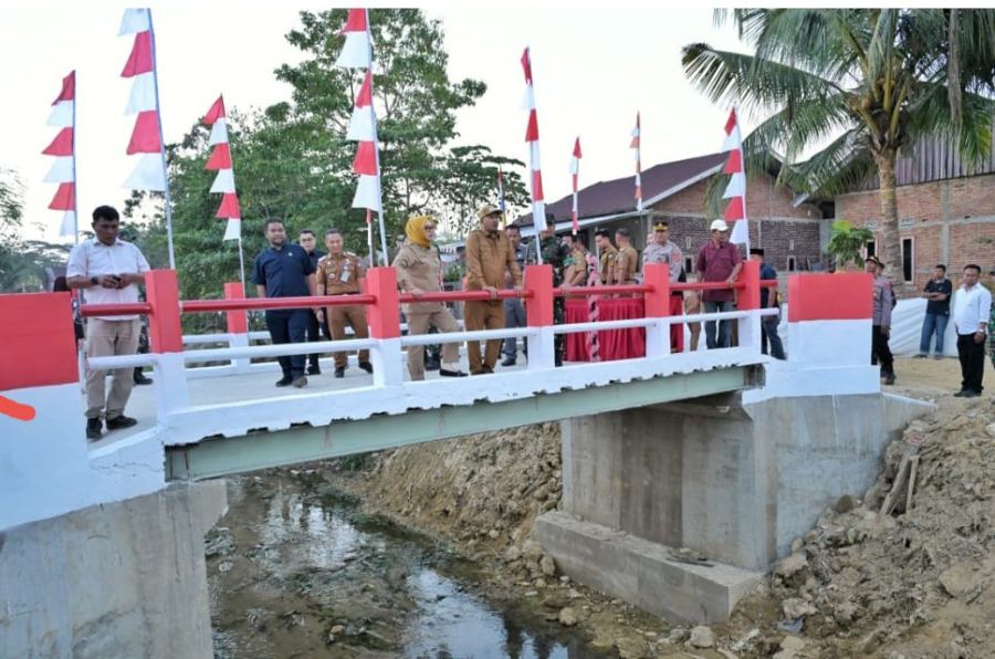 Wali Kota Resmikan Jembatan Garuda, Kodim 1417 Perkuat Konektivitas Antar Wilayah