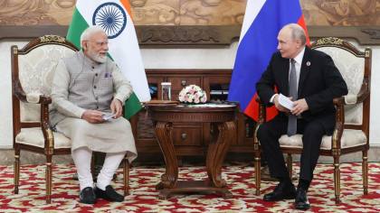 PM India Modi Beri Wejangan untuk Putin di KTT SCO, Begini Katanya