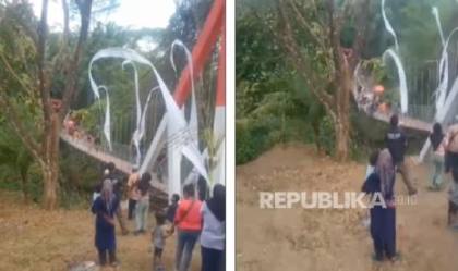 Ini Kata Bupati Pengandaran Usai Terjatuh dalam Insiden Jembatan Ambruk Usai Peresmian