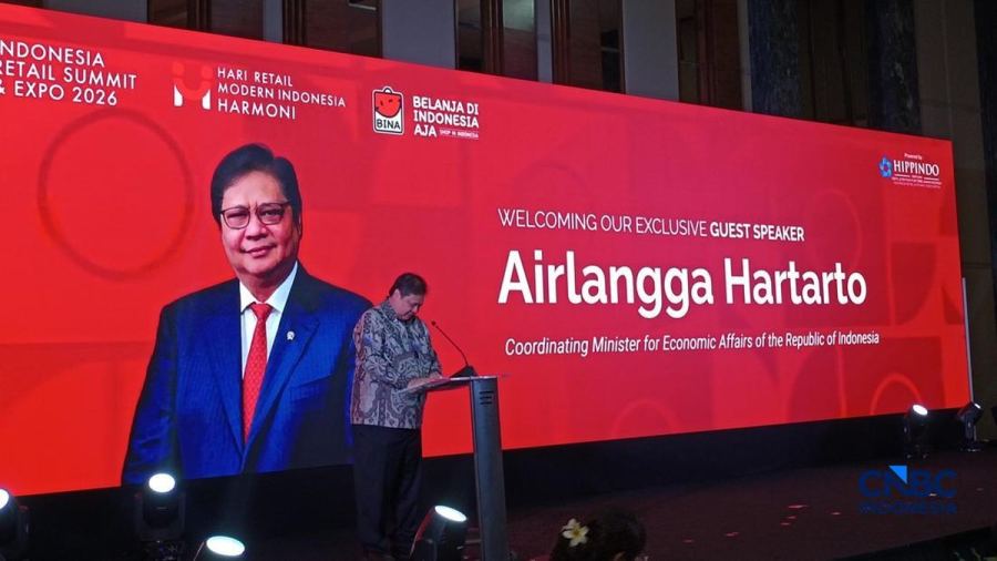 Di Depan Pengusaha Ritel, Airlangga Ungkap Efek Biaya QRIS Dinolkan