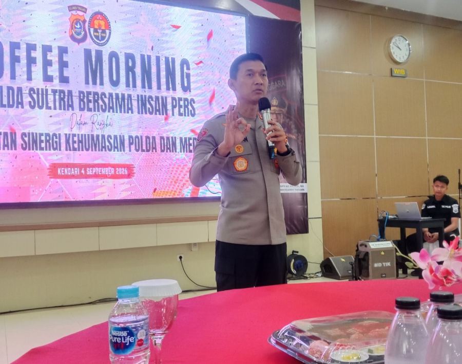 Coffee Morning Bersama Pers, Kapolda Sultra Tekankan Pentingnya Pemberitaan Akurat dan Berimbang