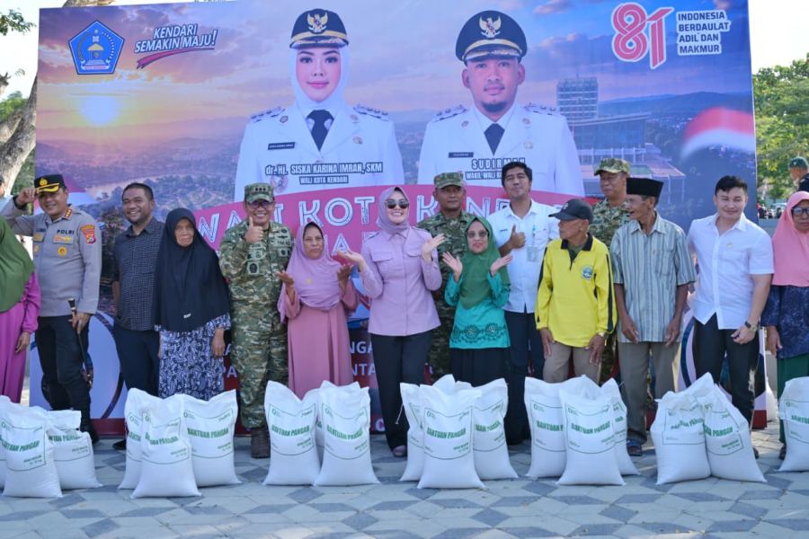 Disketapang Kendari Genjot Penyaluran Bantuan Pangan, Kecamatan Nambo dan Abeli Capai 100 Persen