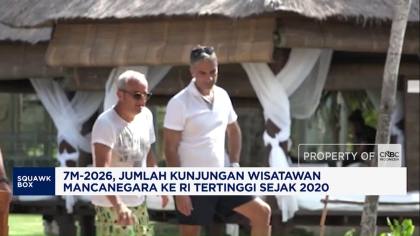 7M-2026, Jumlah Kunjungan Wisatawan Mancanegara ke RI Tertinggi 2020