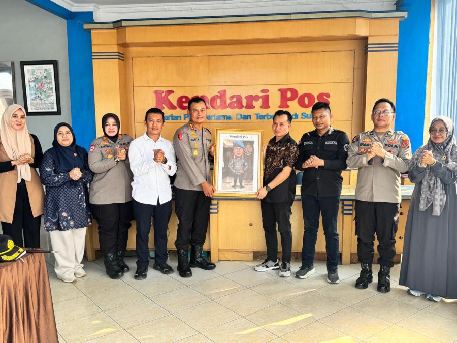 Dari Graha Pena Merawat Sinergi, Polresta Kendari dan Kendari Pos, Satu Tujuan Beda Peran