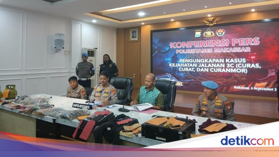 47 Penjahat Jalanan Makassar Ditangkap dalam Sebulan, 191 Busur-Parang Disita