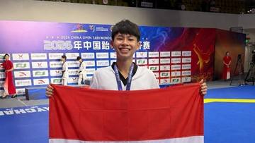 Taekwondoin Giovano Mandagi Rebut Medali Perak di Hunan